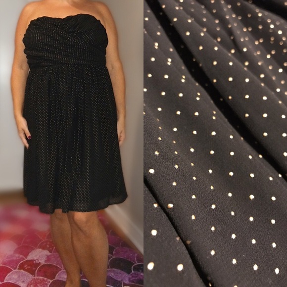 lane bryant gold dress